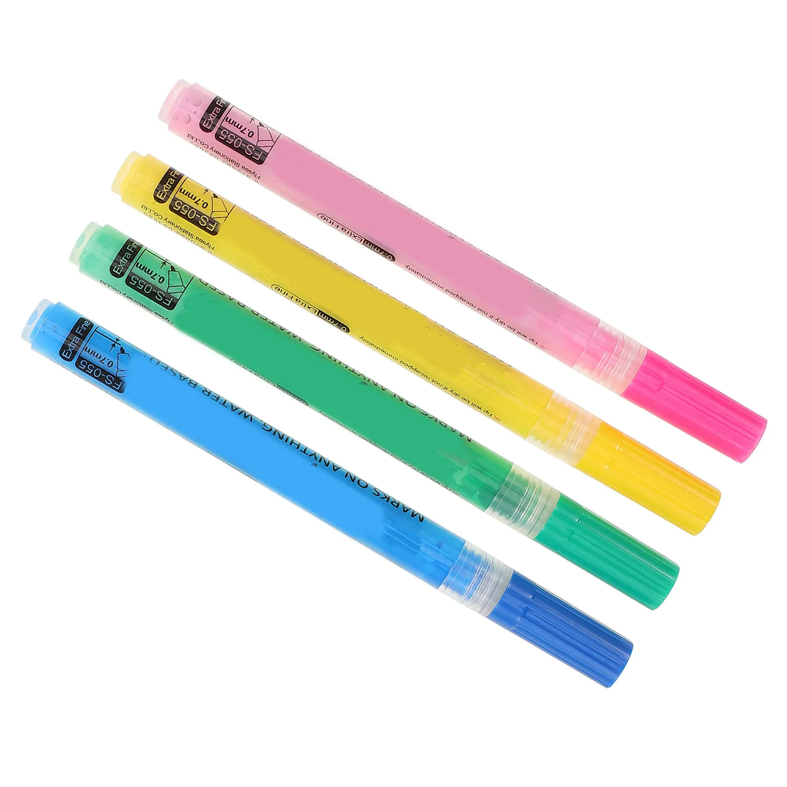 4Pcs Acrylic Golf Club Color Pen Plastic Marking Marker for Identification Sunproof Waterproof Golf Course Training