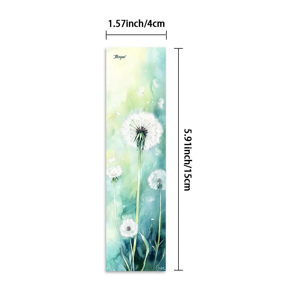32pcs,Macaron-colored Dandelion-themed Bookmarks,Christmas,Teacher Gift, Back-To-School Holiday Gifts, Creative Artistic Designs