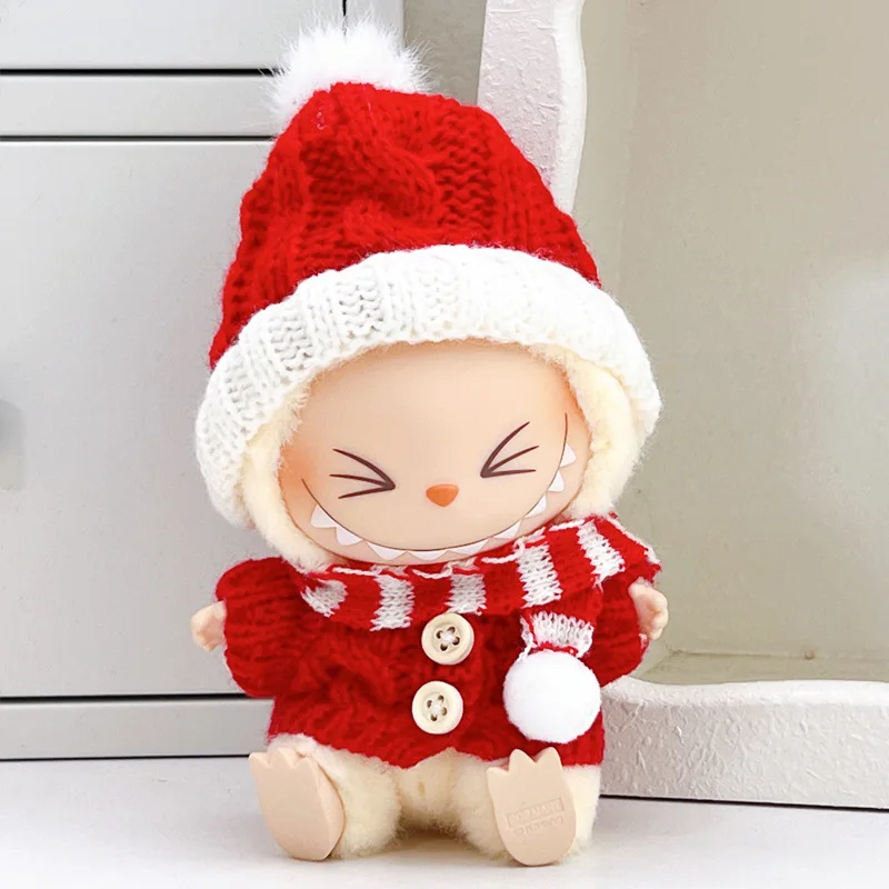 ل 17 سنتيمتر Feference KAWAYI السنة الجديدة عطلة عيد الميلاد مجموعة الجلوس حفلة معكرون ملابس الطفل اكسسوارات الملابس #3