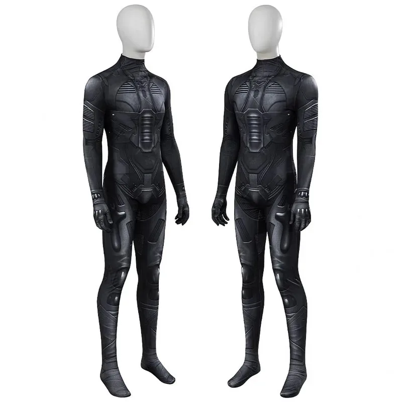 Lyou 2025 Halloween Dune Cosplay mono estampado 3D Paul Atreides Chani disfraces para adultos mono traje negro niños Outfi ★ ★ ★ kk.