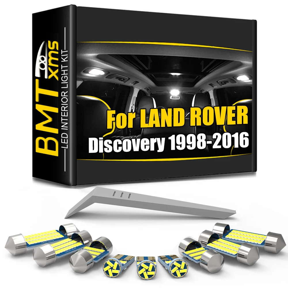 

BMTxms светодиодные внутренние фонари Canbus для Land Rover Discovery LR2 L318 LR3 LR4 L319 1998-2014 2015 2016, аксессуары для купольных ламп багажника