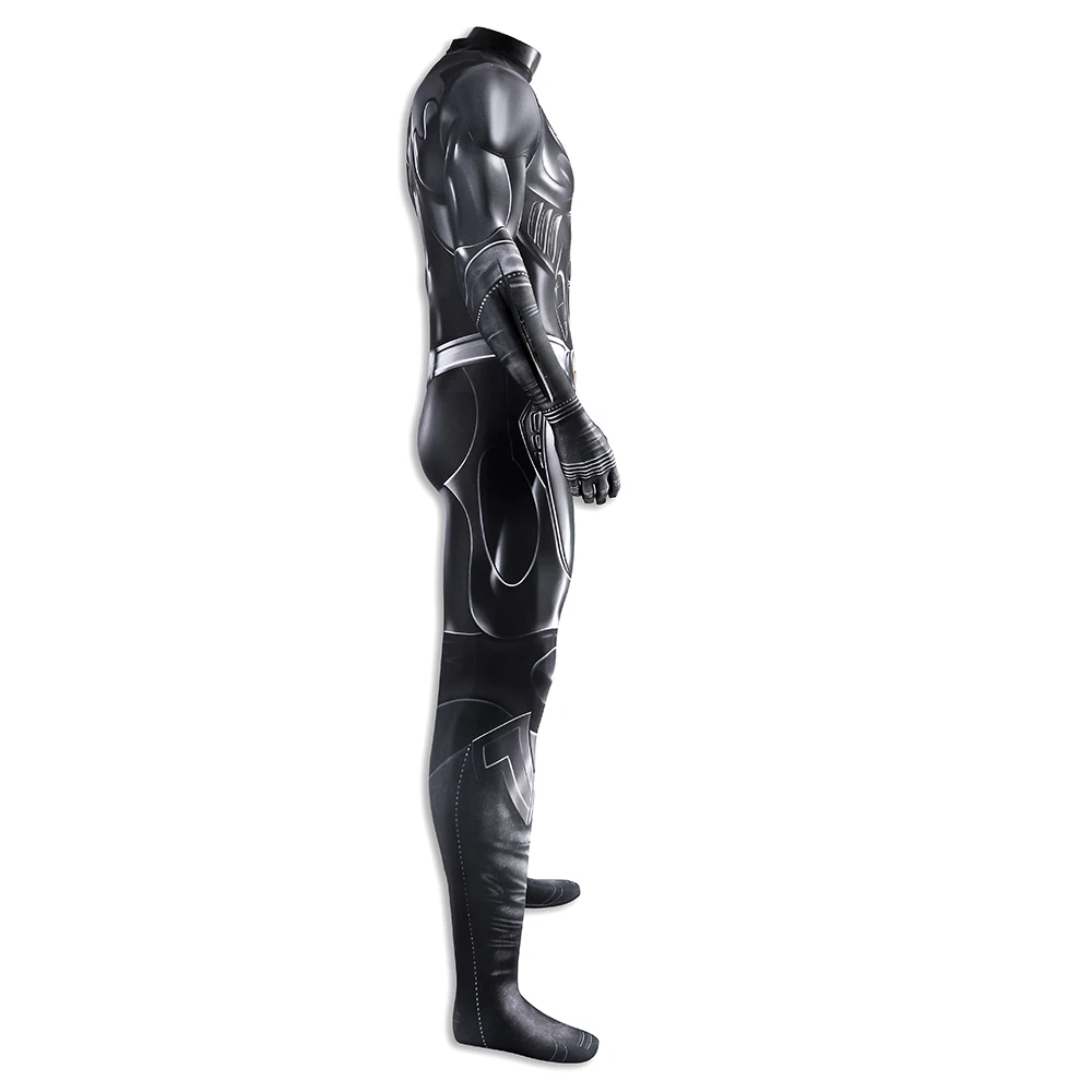 Knights Superhero Forever Bruce Wayne Cosplay Costume Men Bat Jumpsuit Halloween Carnival Fitting Suit Bodysuit Cape Party - view 5
