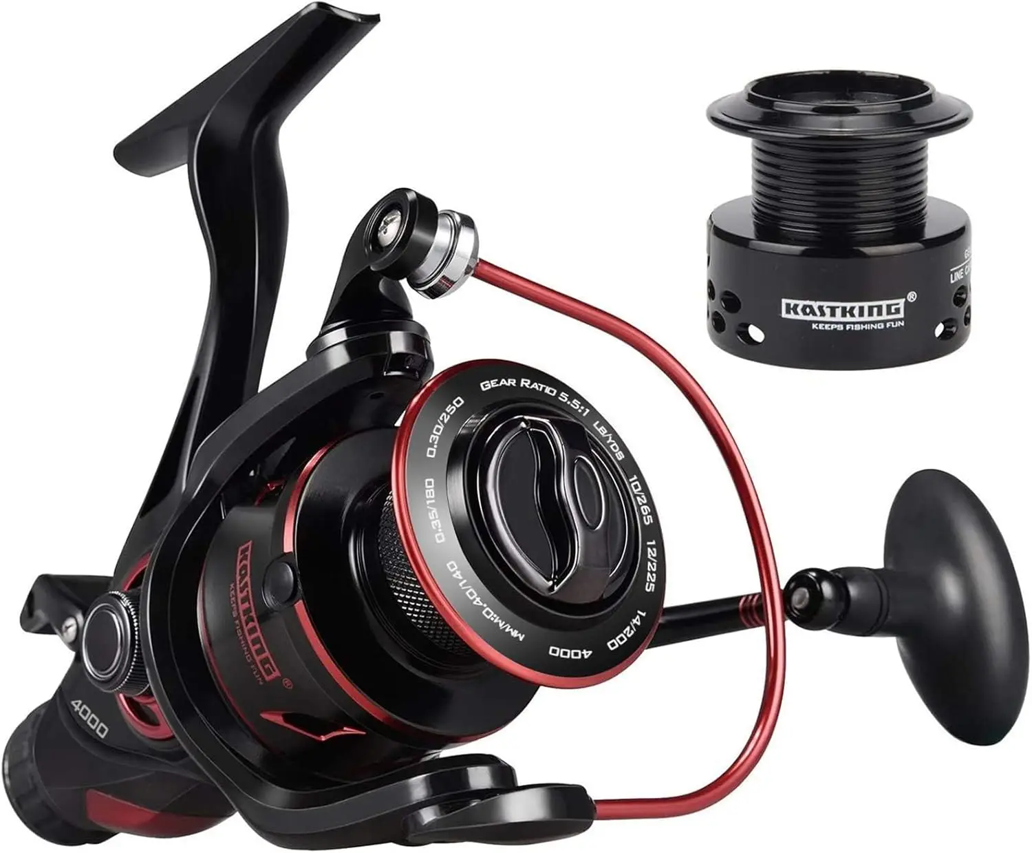 

III Spinning Reel 10+1 Shielded Stainless Steel BB - Carbon Fiber Drag for Live Liner Bait Fishing Action