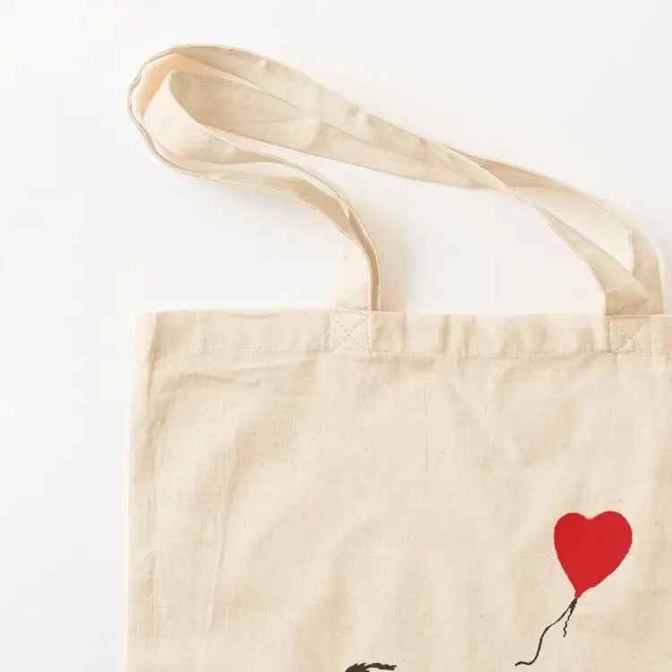 Banksy - Red balloon Tote Bag Portable shopping bag Women's handbag tote bags aesthetic cloth bag woman