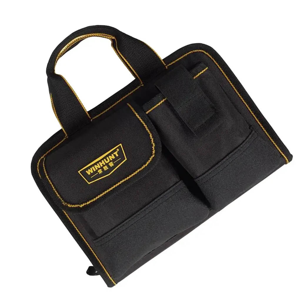 Multi Pocket Electrician Tool Pouch Organizer Bag for Work Belt Storage Accessories and Home Improvement