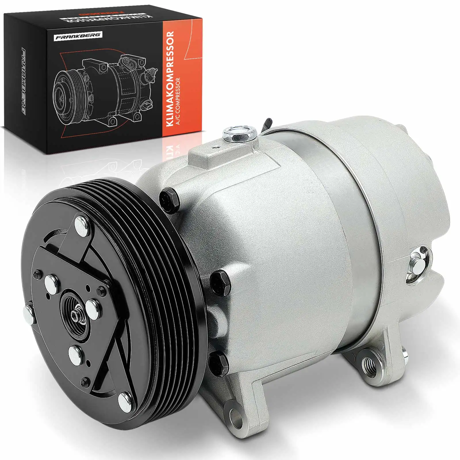 Compresseur de climatisation Frankberg 1x pour VW Golf 4 Bora Sharan Polo Audi A3 Skoda Seat YM2H19D629DA XM2H19D629AA YM2H19D629BA 1458685