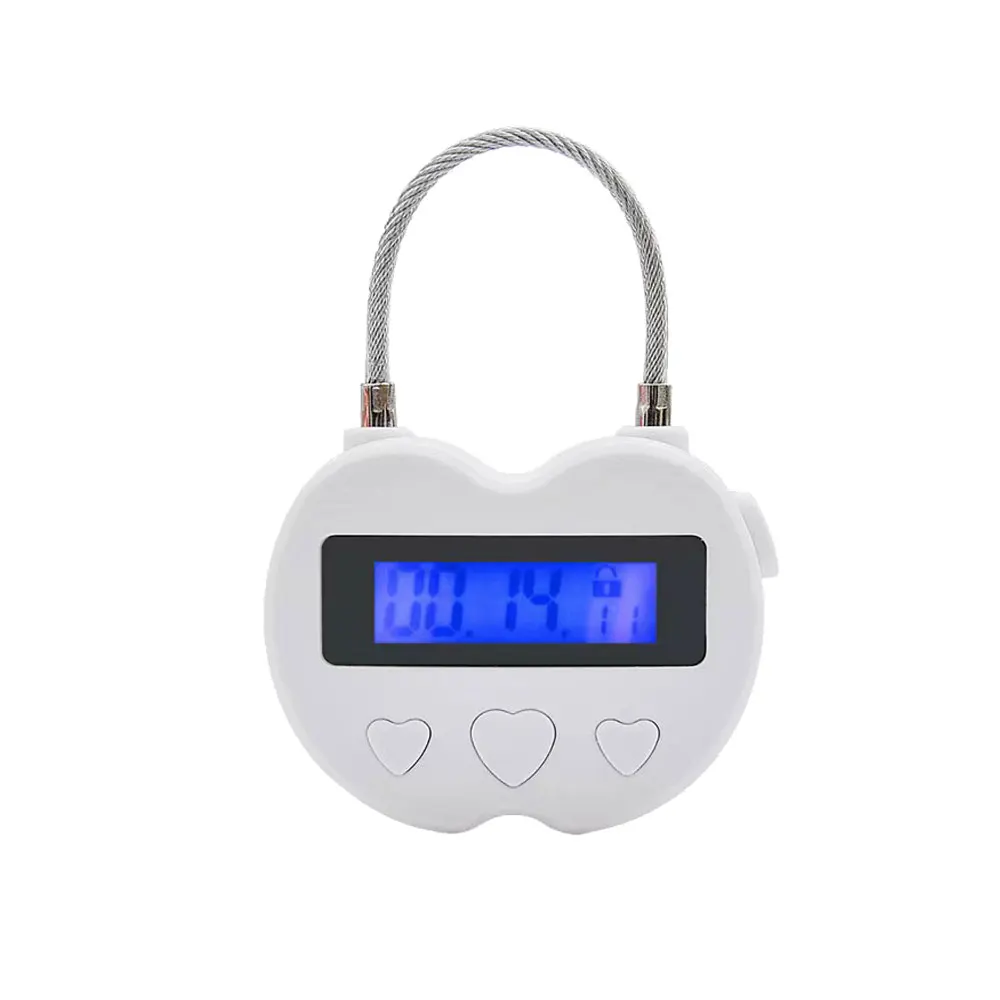 스마트 타임락 LCD 디스플레이 타임락 다기능 여행용 전자 타이머, 방수 USB 충전식 임시 타이머 자물쇠 썸네일 3