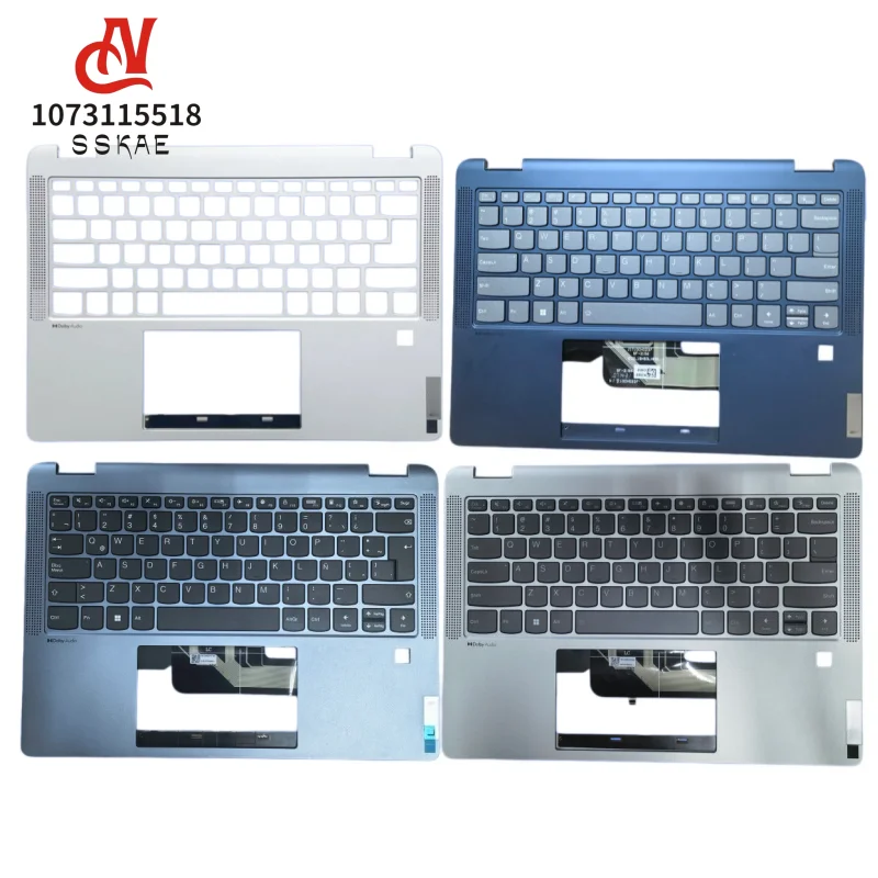 Palmrest Upper Case Cover Backlit Keyboard For Ideapad Flex 5 14ALC7 Type 82R9 Flex 5 14IAU7 ype 82R7 Flex 5 14ABR8 82XX