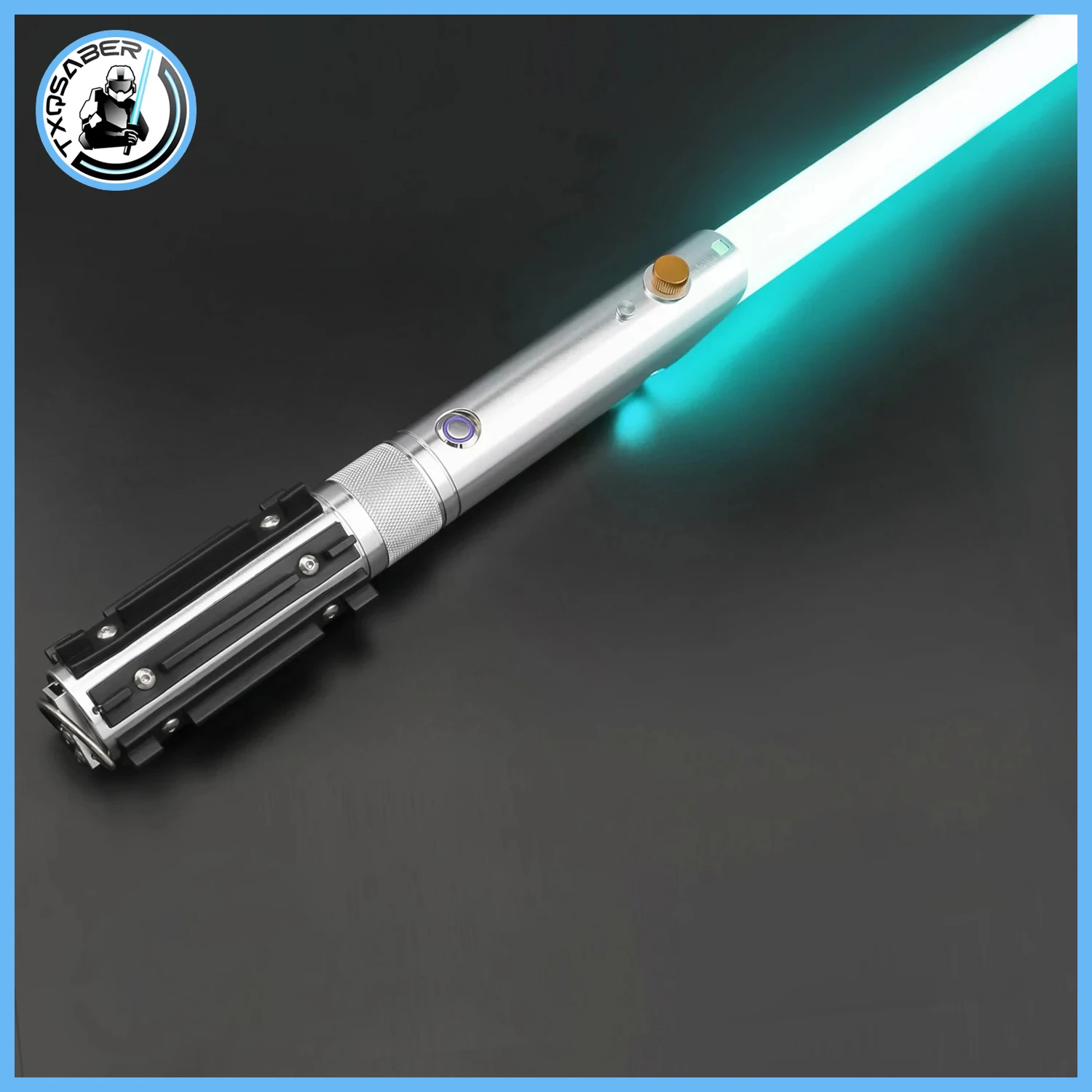

TXQS AnakinS RGB Pixel heavy dueling laser sword 27Sets Sounds Smooth Swing Metal Handle lightsaber Cosplay FOC jedi 12 Colors