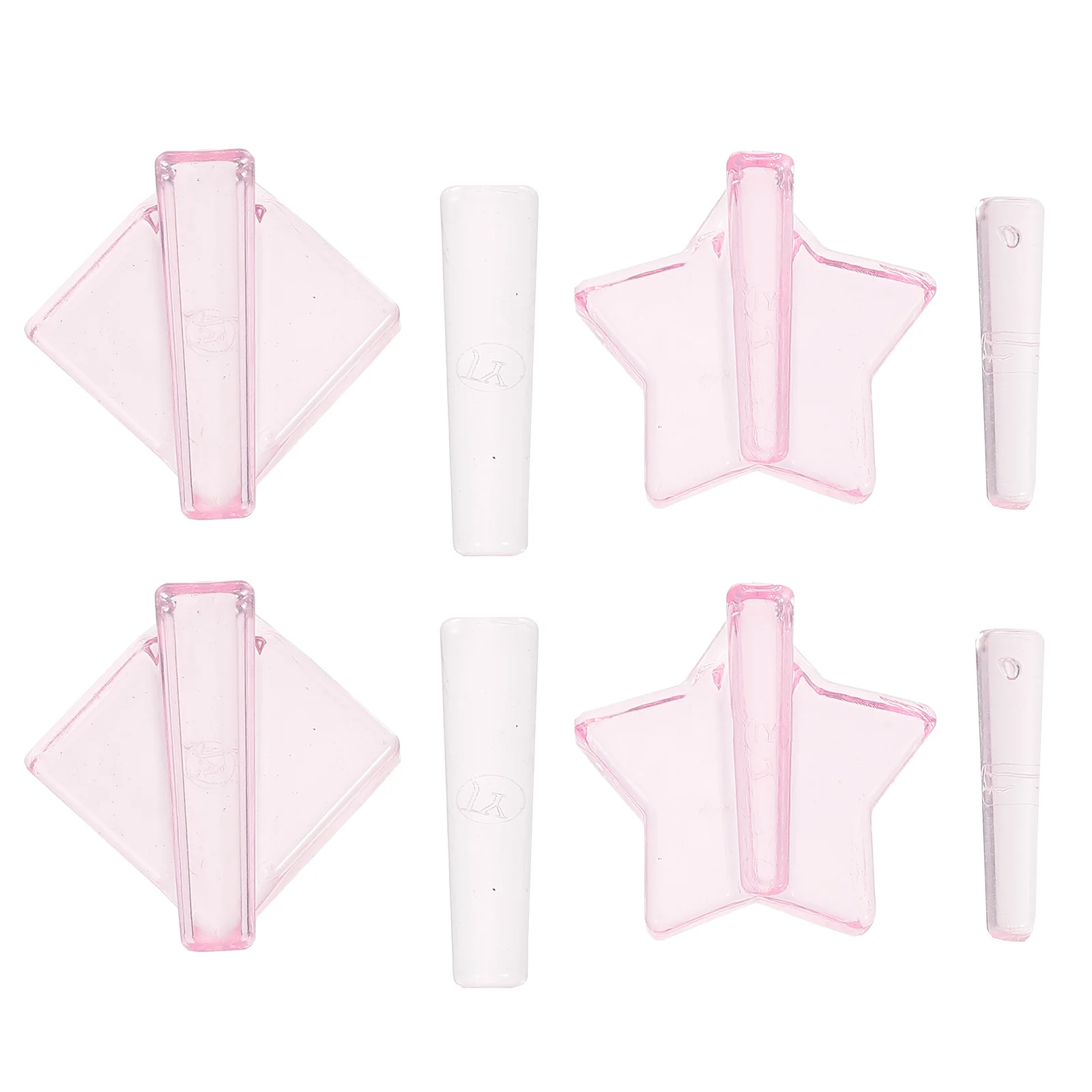 

2 set 2 Sets Molds Nail Design Manicure Templates Frame Bending Mold ABS Material Easy Fitting Frame Bending Mold Home Use