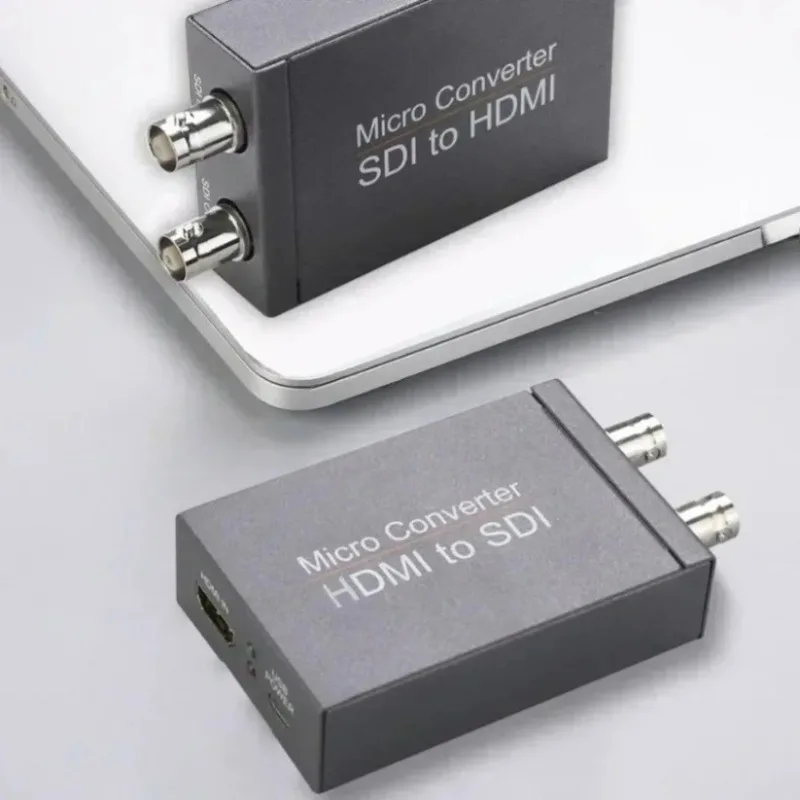 SDI to HDMI Micro Converter HDMI to SDI Video Audio Adapter 3G-SDI Professional Metal Shell For Camera Monitor TV Projector FX