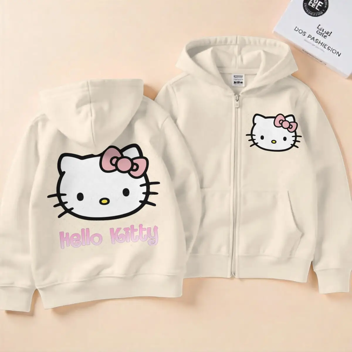 

Girl Boy Zipper Hoody Sweatshirt Hello Kitty Cartoon Anime Hoodie 2026 Girls Boys Kawaii Cute Hello Kitty Toddler Girl Clothes