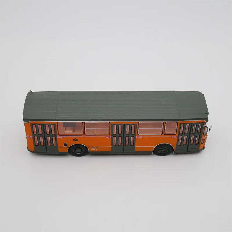 IXO Diecast 1:43 Scale Fiat 418 A/C 1972 Italian Bus Simulation Alloy Car Model Static Collectible Toy Gift Souvenir Decration