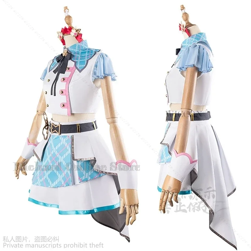 อะนิเมะโครงการเกม Sekai สีสัน STAGE คอสเพลย์ Momoi Airi Lolita Idol เครื่องแต่งกาย cos วิกผมสีชมพูผู้หญิงผู้ชายบทบาทชุดปาร์ตี้ฮาโลวีน