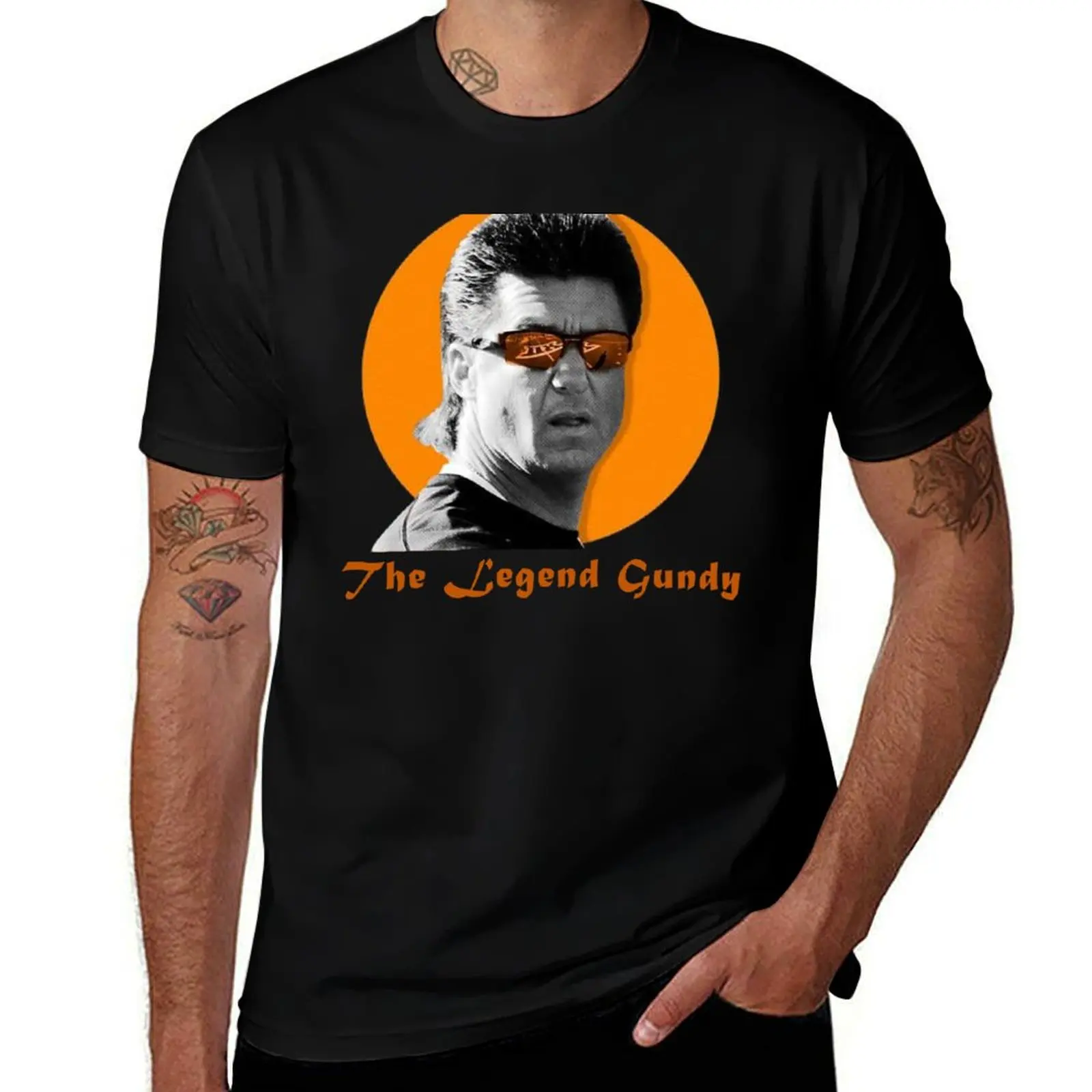 

the legend mike gundy - mike gundy T-Shirt cotton man t-shirts blue lock funny shirt cotton mens clothing
