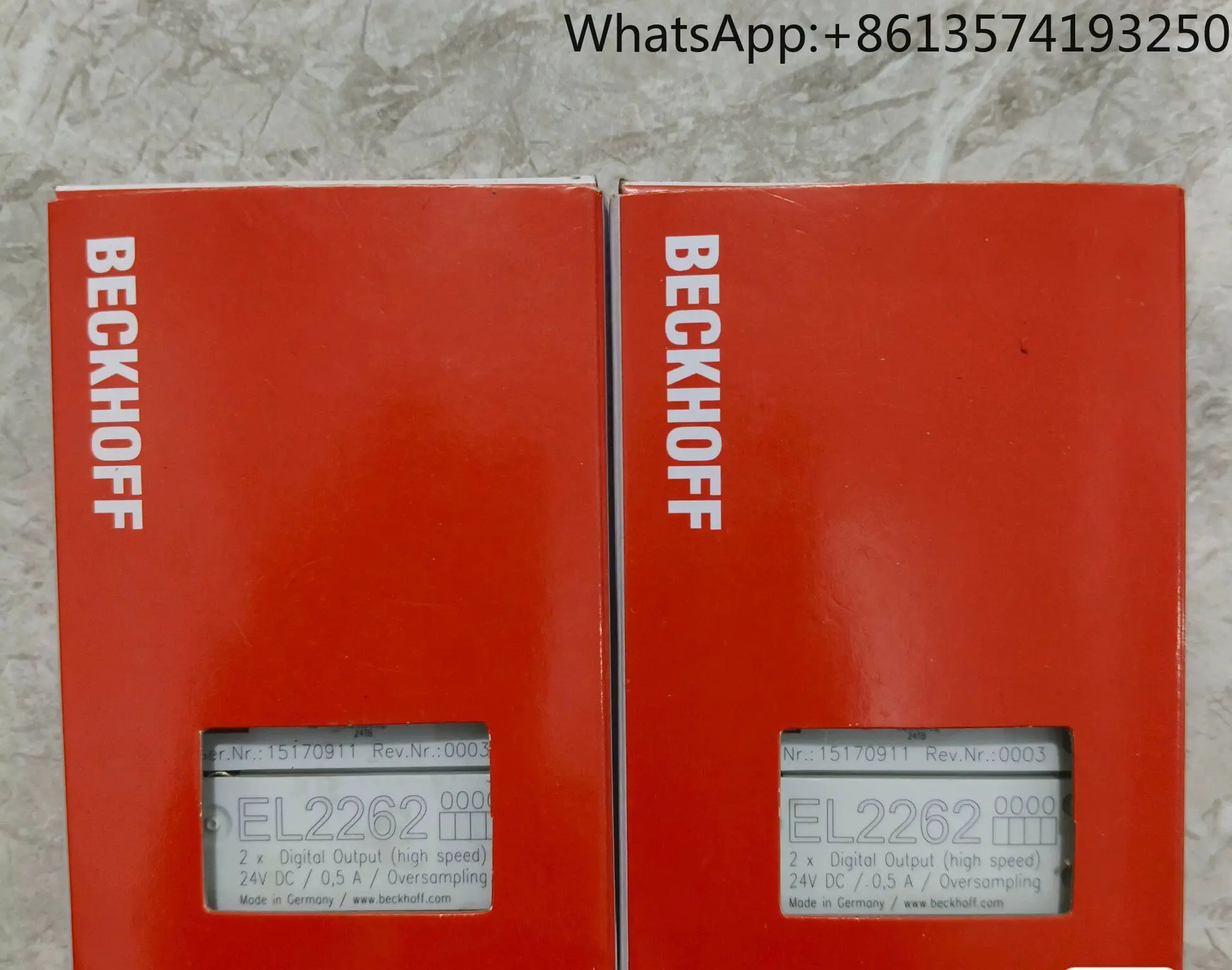 

Beckhoff module EL2262 imported from Germany, brand new original genuine spot 2x digital input