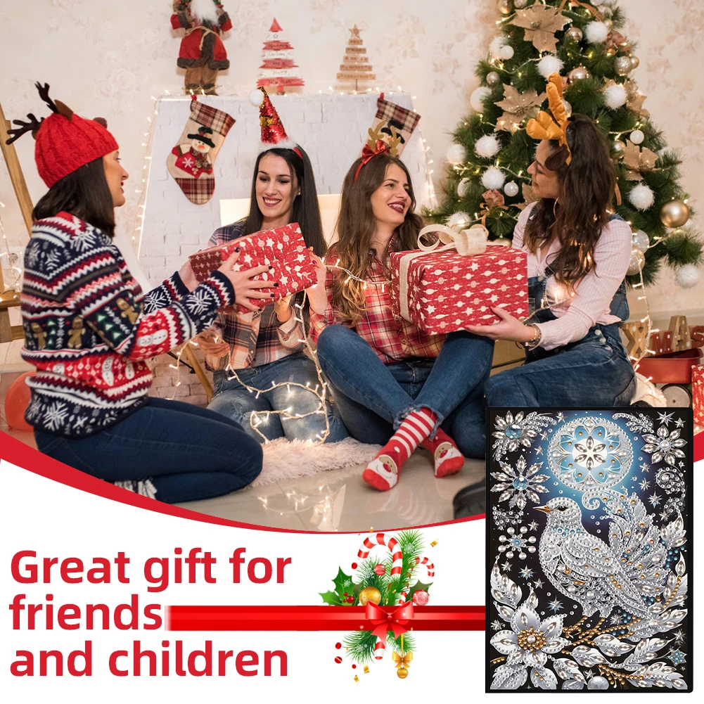 Bird Special Shaped Diamond Painting Journal Notebook for Adults Students