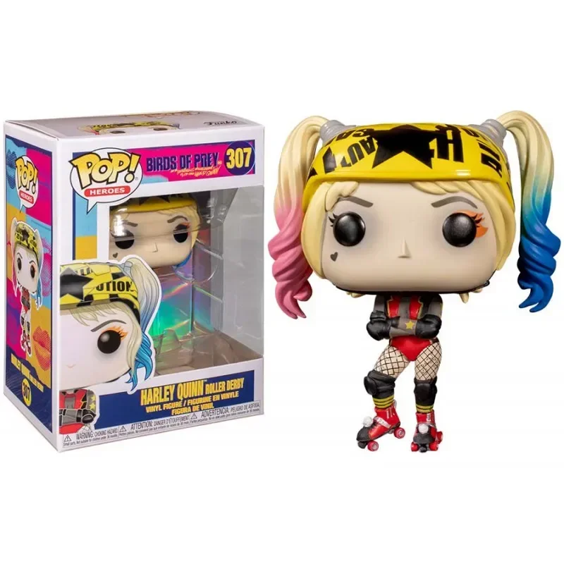 FUNKO POP Suicide Squads Harley Quinn# 307 Vinyl Figure Dolls Figure Pop Model Toys for Children Christmas Gift