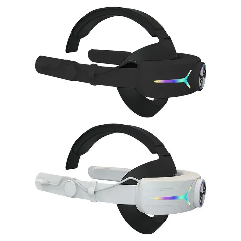 

RGB Adjustable VR Head Band 8000mAh Rechargeable Alternative Head Strap Comfortable Reduce Face Pressure for 3 VR Headset