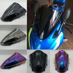 Windshield For 2017 2018 -2020 21 2022 2023 2024 Suzuki GSXR125 GSXR150 Windscreen Double Bubble GSX R125 GSX-R150 Black Iridium