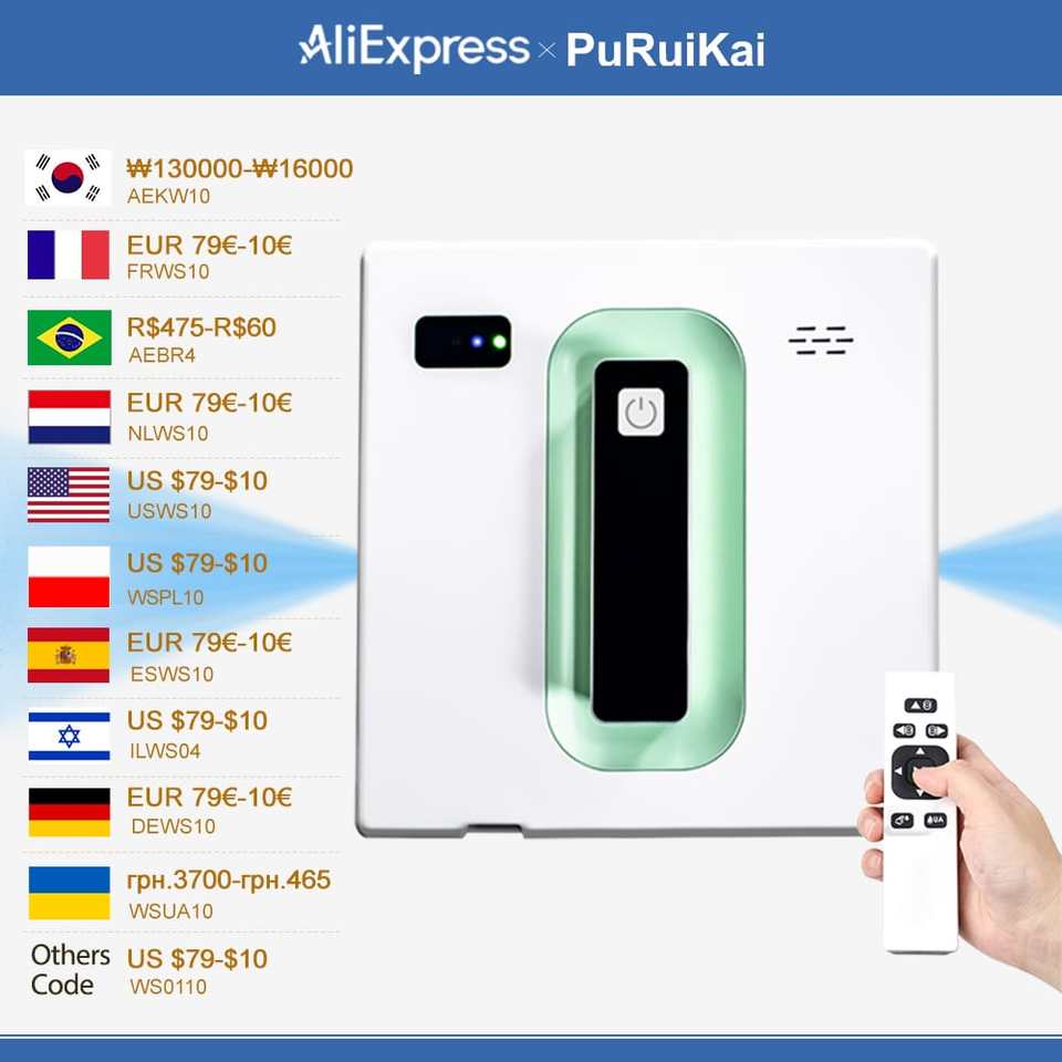  Window Cleaning Robot 2500PA Large Suction Spray Electric Window Cleaning Robot anti-fall Remote Control Vacuum Cleaner 