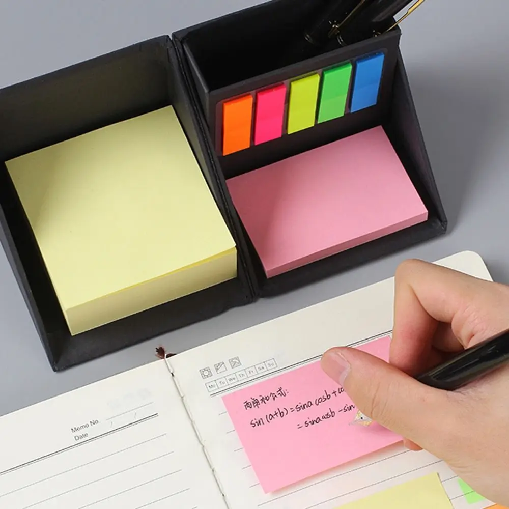 Forniture per ufficio Etichette per lettura Carta per appunti N volte Adesivi per indice adesivo Etichette adesive Lista delle cose da fare Carta per appunti per messaggi