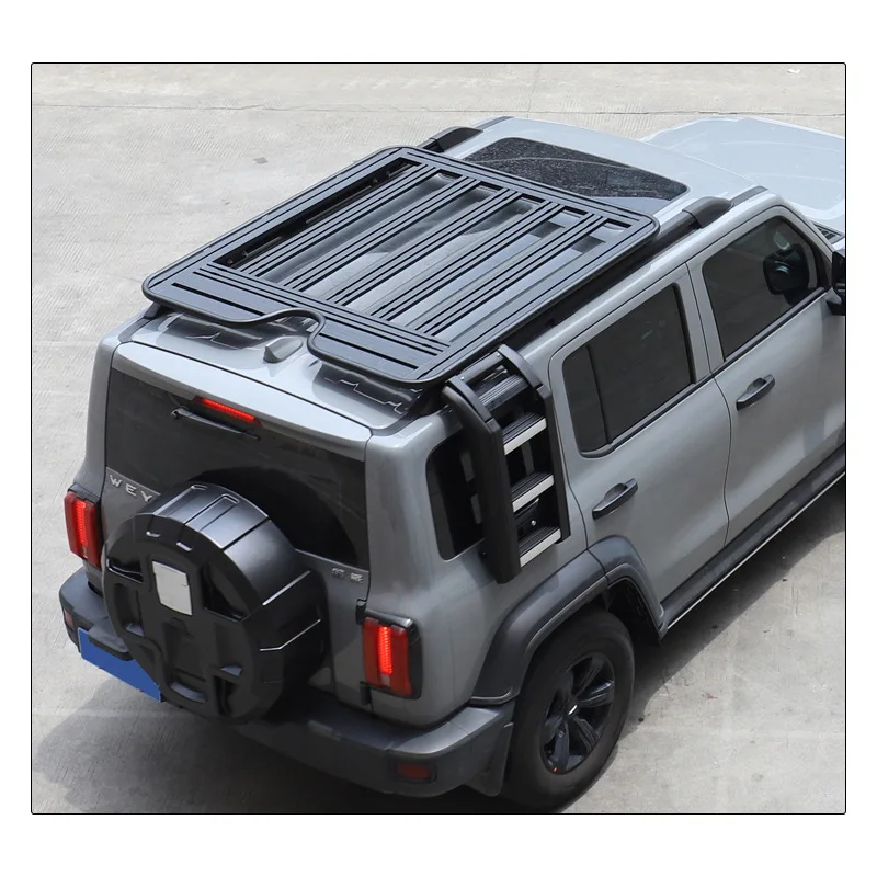 For GW M Ta nk 300 Aluminum Roof Platform Luggage Rack, Side Tent, Climb Ladder, Side Storage Box Offroad Accessories