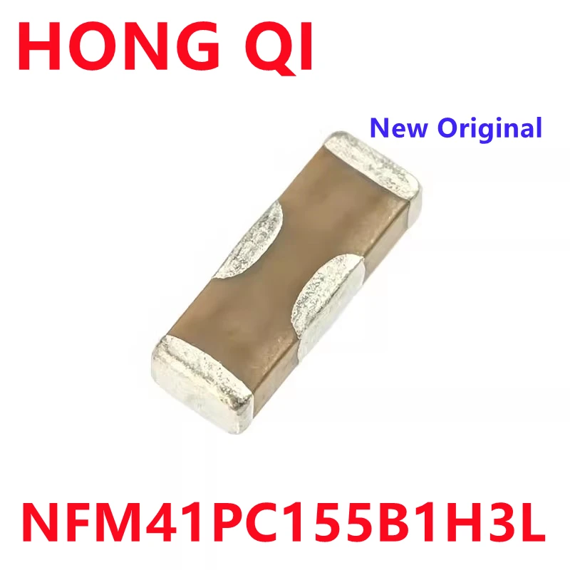 10PCS NFM41PC155B1E3L NFM41PC155B1H3L Chip Through Core Filter Capacitor 1806 1.5uF 25V 50V 6A 3-terminal Capacitance EMI SMD