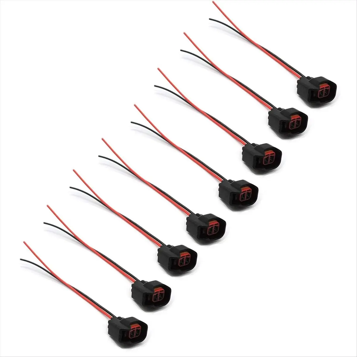 Fits for EV6 EV14 Injector Connector Pigtail Wire Harness for 5013995AA ,8PCS
