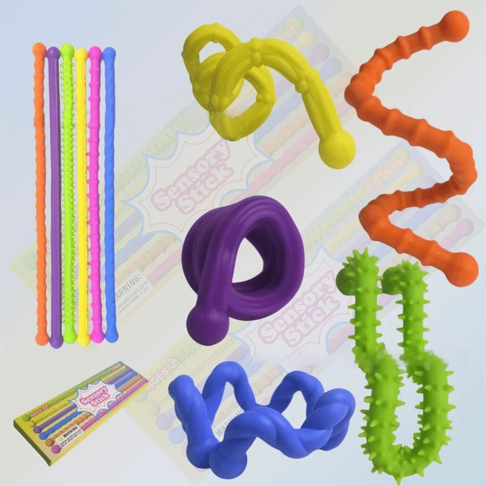 

Textured Relaxation Travel Activity Student Focus Sensory Sticks Autism Friendly Classroom Use Calming Sensory To