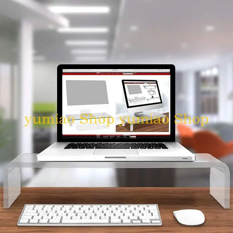 587B Acrylic Riser Screen PC Transparent Riser for Bedroom with for Extra Storage Spa