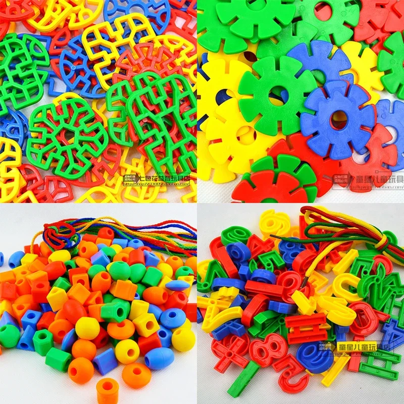 Mosaico plástico Brinquedos para crianças, foguete Warhead Snowflakes, Educação Infantil Desktop, jardim de infância Building Blocks, brinquedos educativos