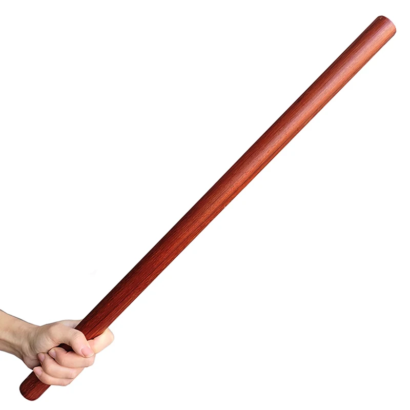 Kun Master Rosewood Staff Sticks Escrima Practice Training in Martial Arts Kungfu and Karate