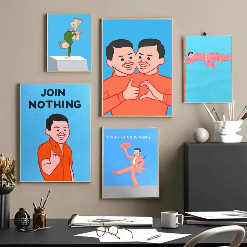 J-Joan Cornella Poster Stickers HD Waterproof Painting Wall Art for Bedroom Living Room Home Decor Decoration Gift