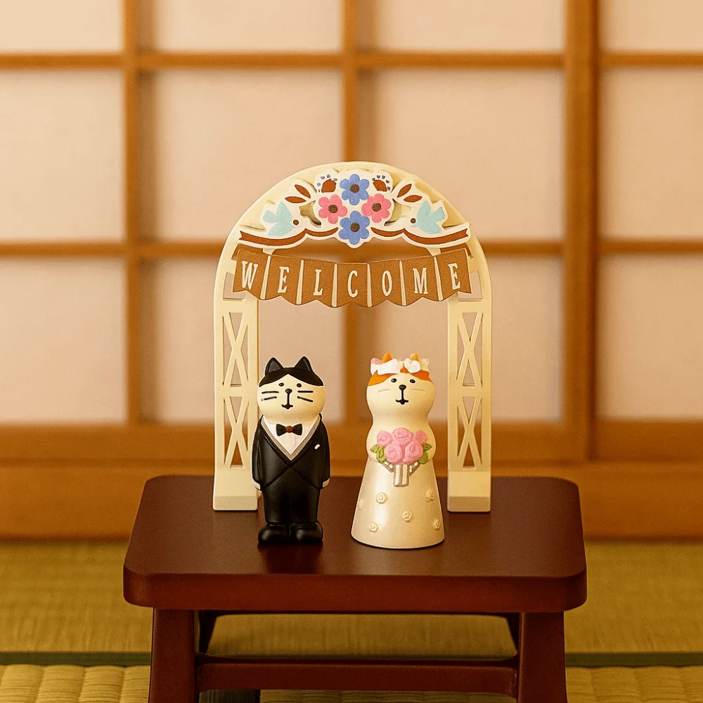 DIY Mini Wedding Arch Japanese Style Zakka Wedding Ceremony Ornaments Small Creative Scene Decoration Crafts Couple Gifts