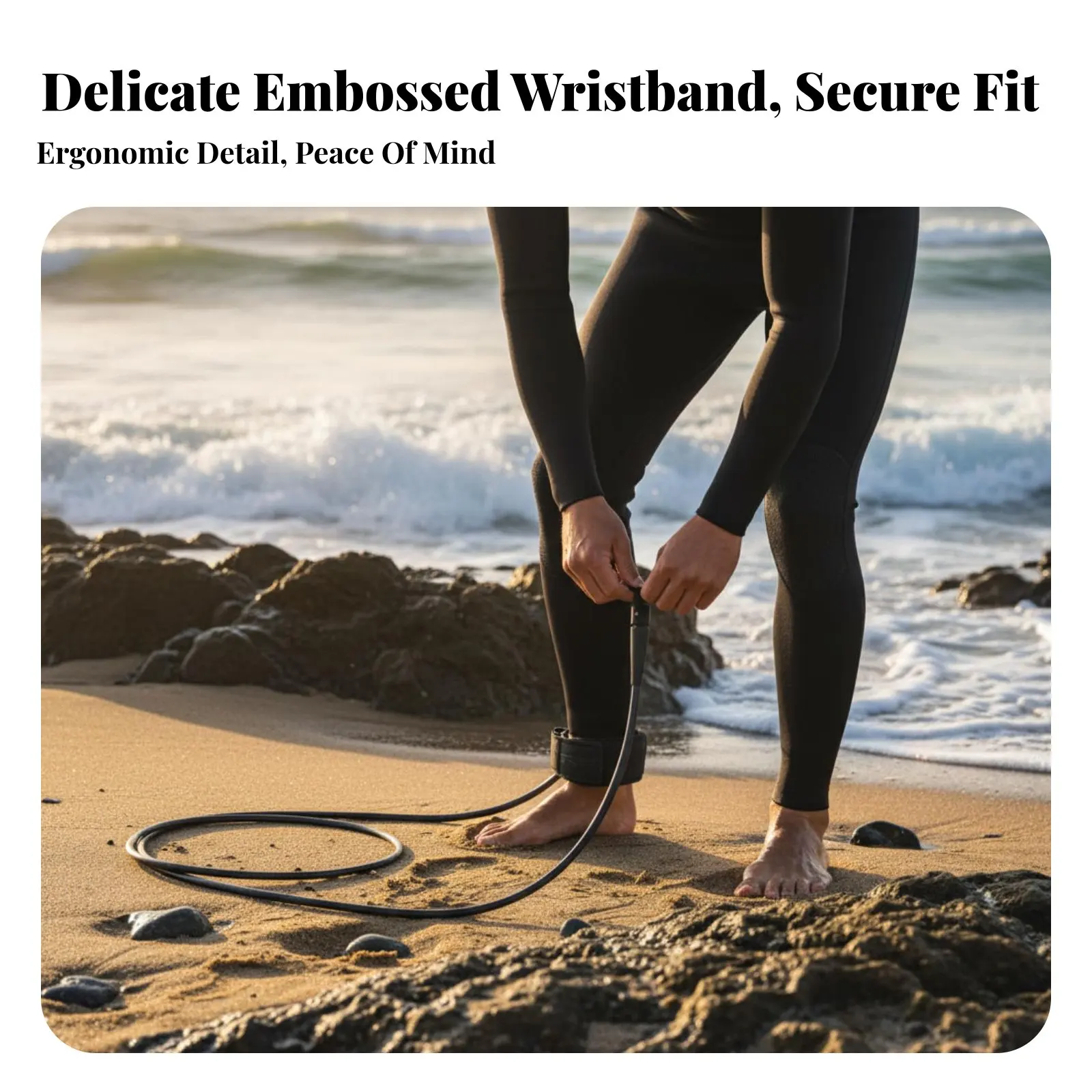 

Wave Board Leash Lightweight Ankle Wave Leash Wave Ing Leg Rope Snarl Untangled Untangled Wave Leg Rope Adjustable Cuff