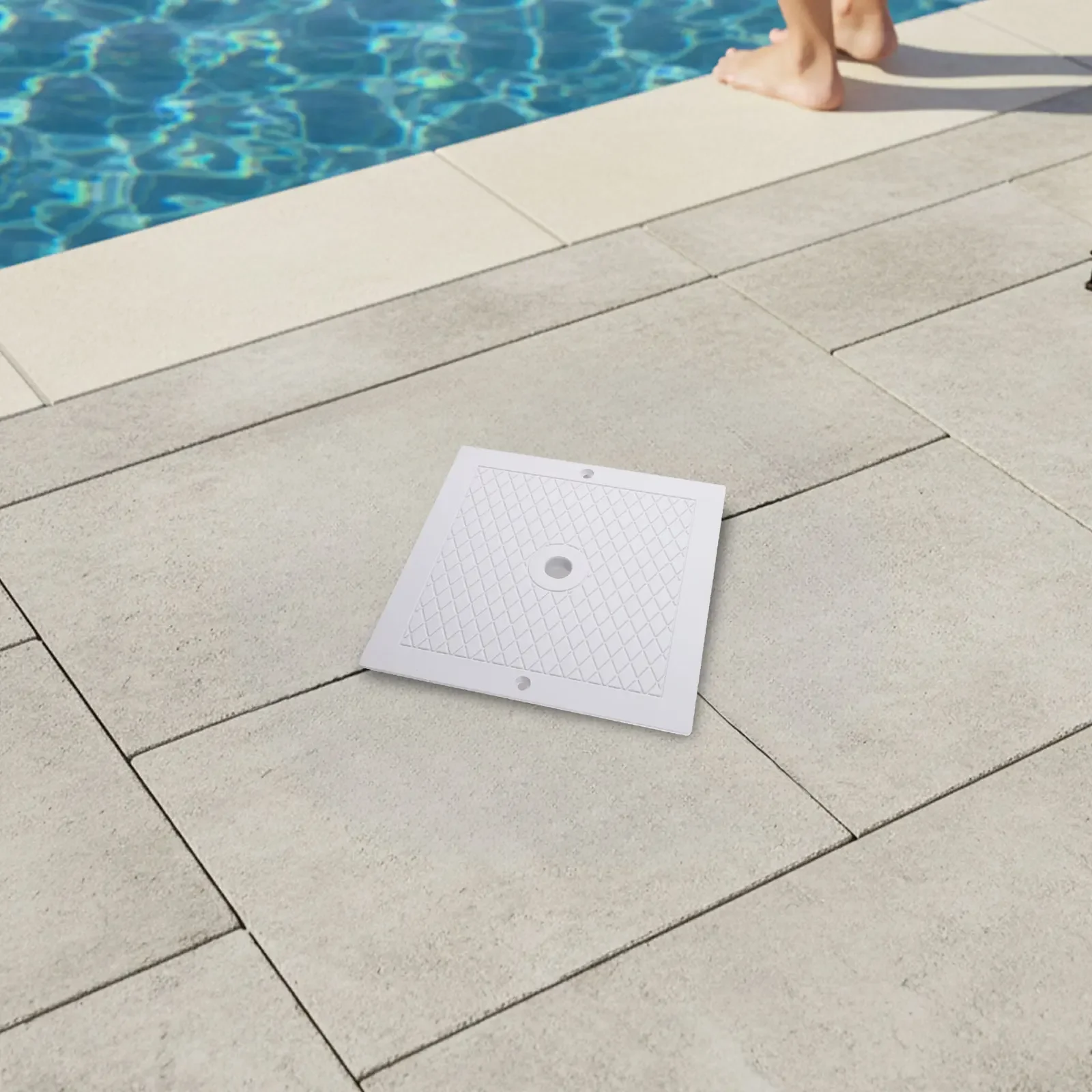 Square Skimmer Clamp Plate Cover Skimmer Lid/Cover SPX1082 Compatible With For Hayward SPX1082E SP082/1083/1084/1085/SP1086