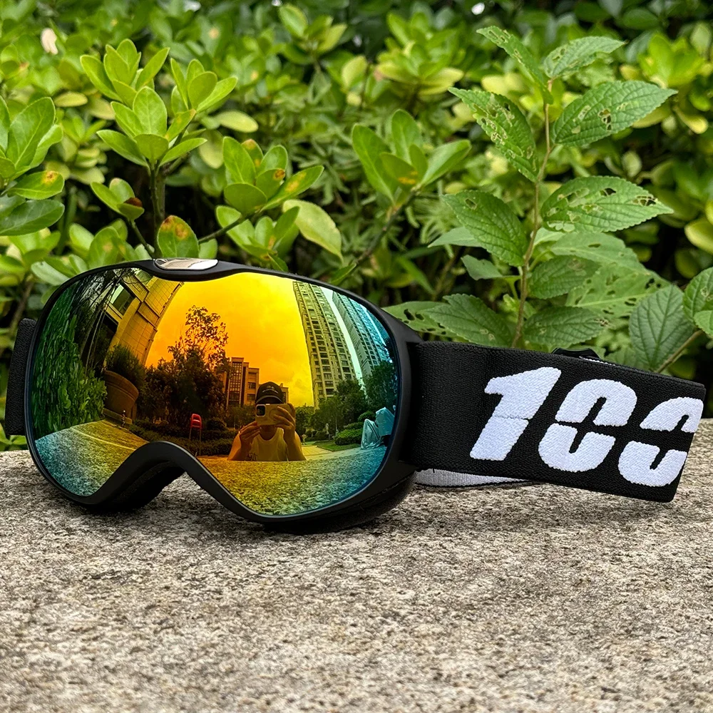 Gafas de esquí para niños y niñas, gafas de Snowboard para nieve/protección UV, multicolor/doble lente antivaho, gafas de esquí para Snowboard