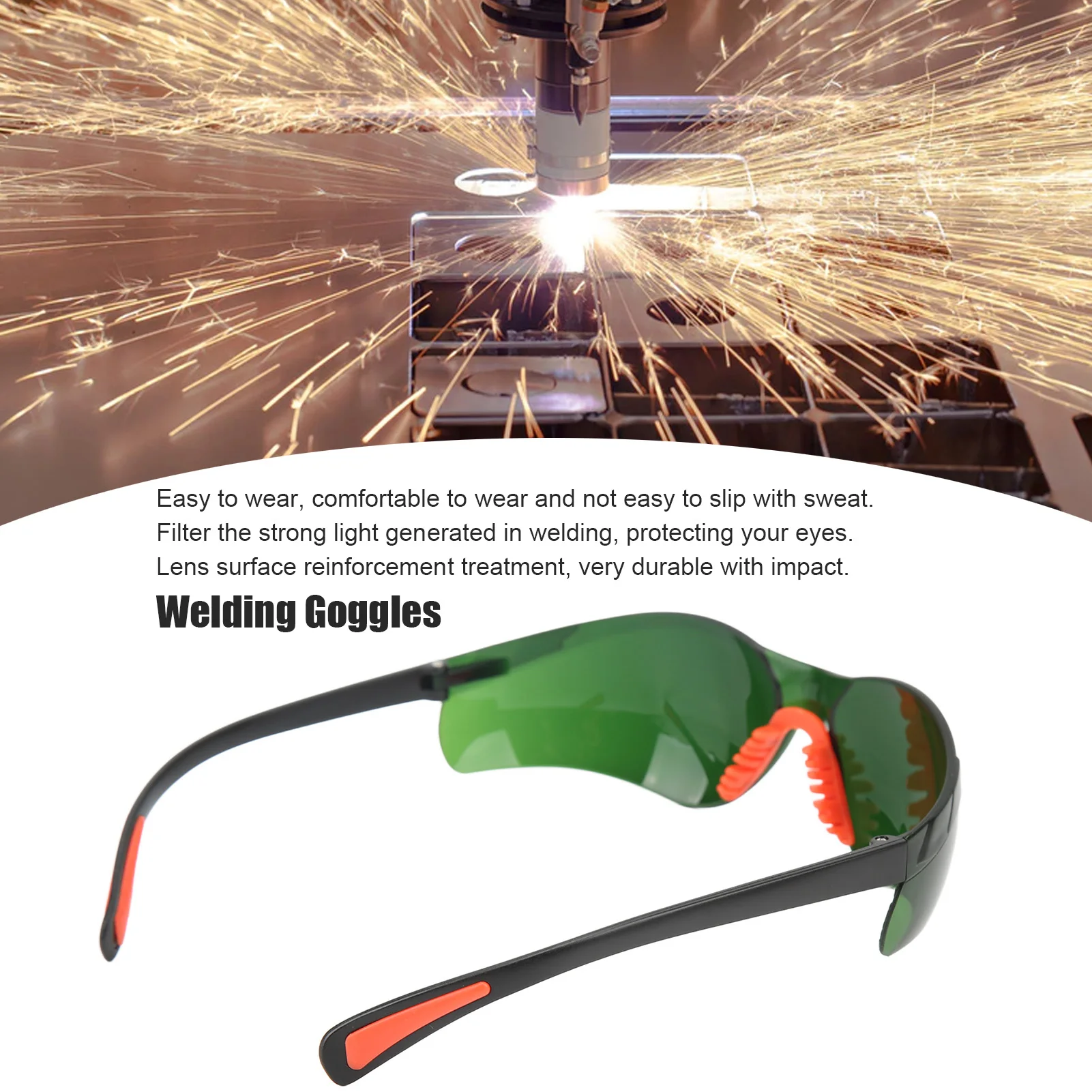 

Welding Glasses TIG Welder Protective Goggles Slip Proof Comfortable for Working Welding Glasses