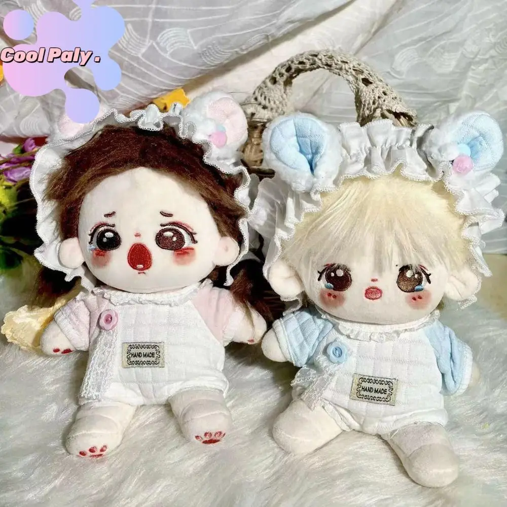 

Cloth 20CM Doll Clothes Soft Dress Up Handmade Cotton Doll Outfit Collection Cow Pattern DIY Doll Clothes Accessories