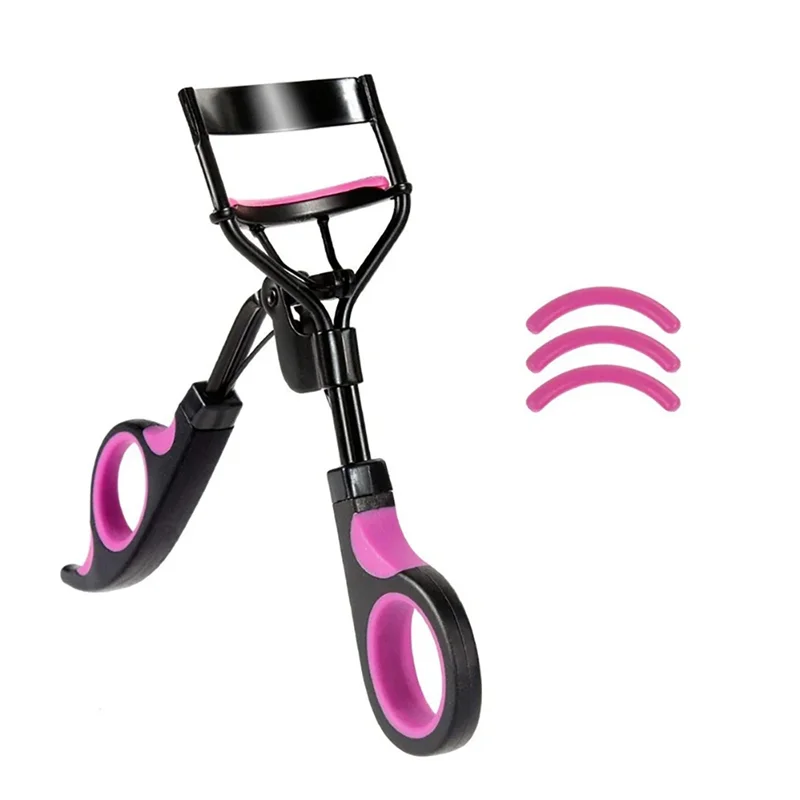 3Pcs 교체 패드가있는 속눈썹 컬러 속눈썹 컬러 휴대용 정의 가짜 속눈썹 컬러 도구