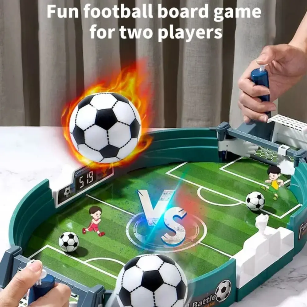 Ejection Type Table Football Board Game Competitive Educational Puzzle Intelligence Contest Party Game 2 Balls Innovation