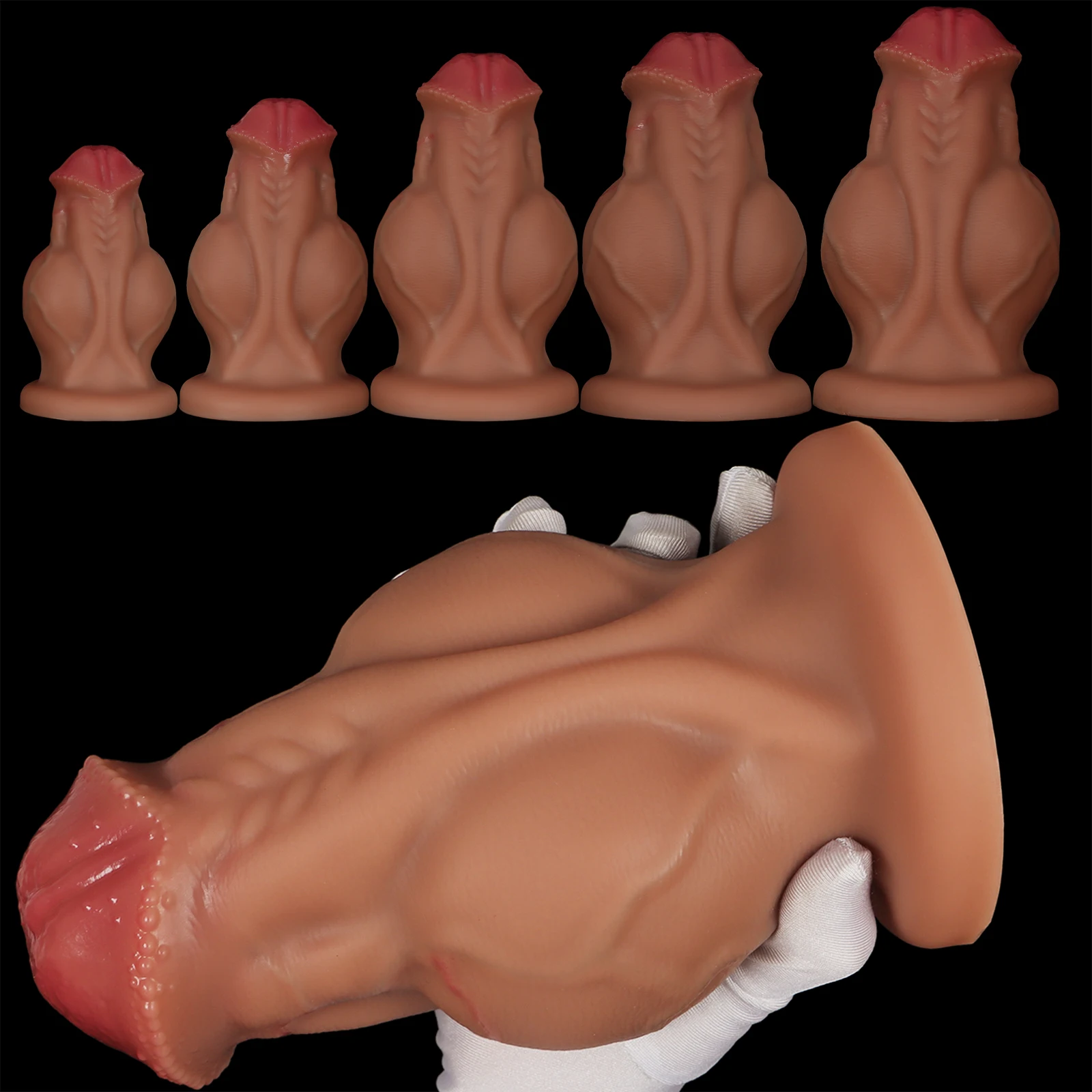 Fantasy Huge Knot Anal Plug Suction Cup Big Butt Plug Dilator Training Expansion Anal Butt Plug Adult Sex Toys For Women Men Gay 2
