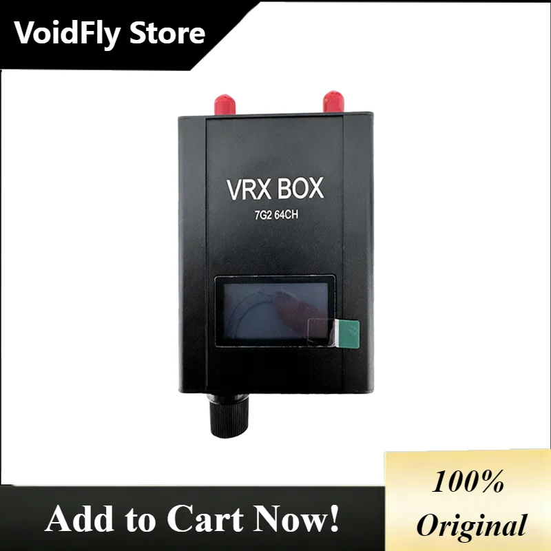 VoidFly VRX 7.2Ghz  Video Transmitter FPV VTX 64CH 5W With Antenna For RC FPV Long Range Drones Video Receiver