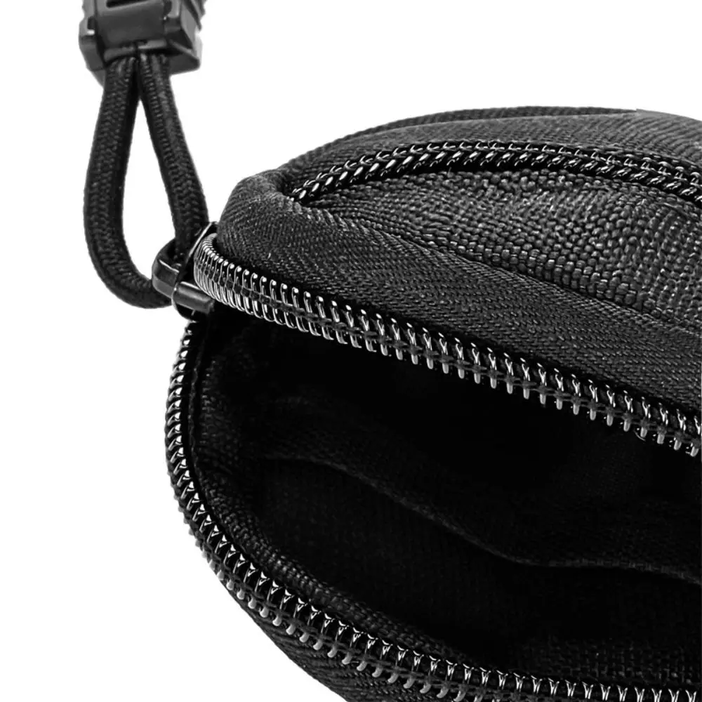 

Camping Outdoor Men Coin Purse Double Layer Hanging Female Money Bag Multifunctional Oxford Cloth Zipper Purse Wallets Outdoor
