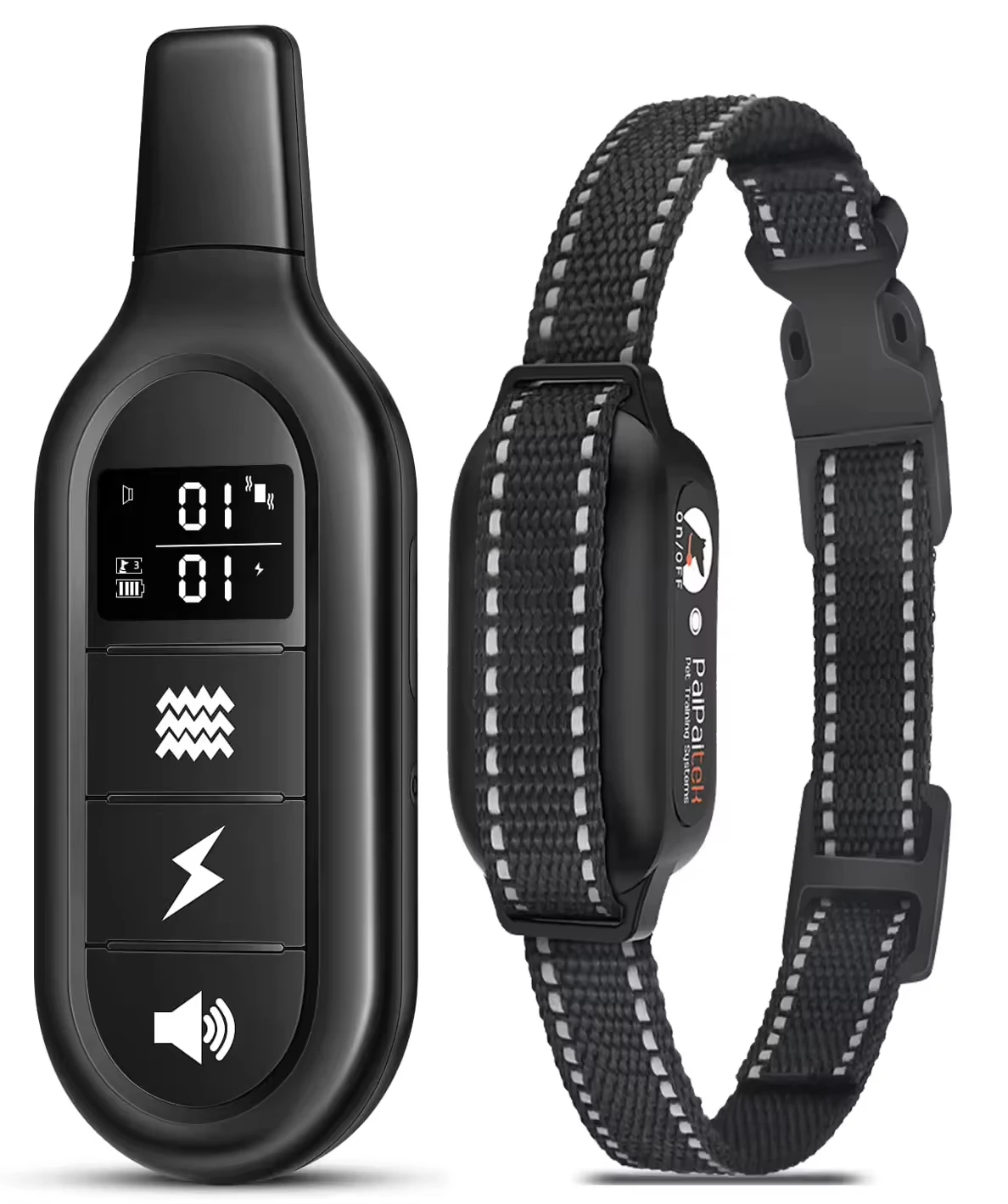 Paipaitek 1000M Hondentrainingshalsband Alle maten Hond Waterdichte elektrische halsband voor hondentraining Oplaadbare hond Anti-blafhalsband