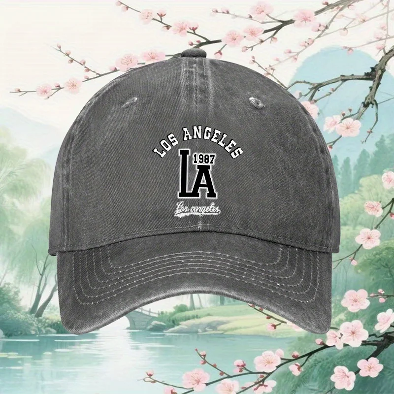 قطعة واحدة من قبعة بيسبول لوس أنجلوس 1987 LA - تصميم للجنسين، مناسبة للارتداء الكاجوال، أغطية الرأس غير الرسمية | أغطية الرأس المتينة #2
