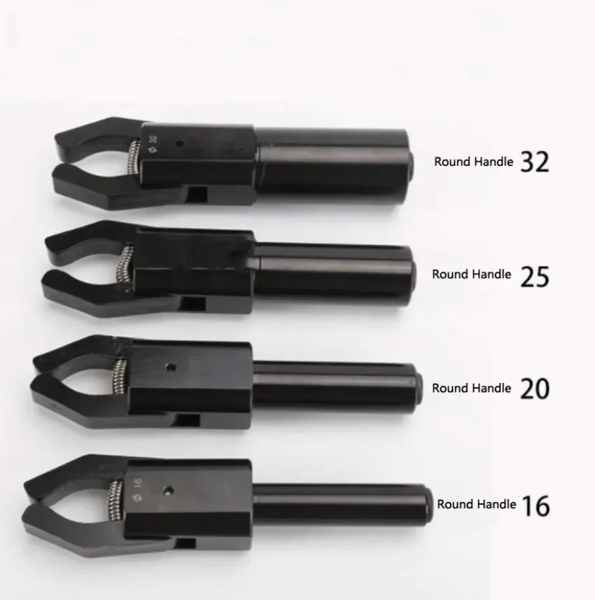 أداة سحب شريط المخرطة لخدمة ماكينة التصنيع باستخدام الحاسب الآلي ، المغذي الأوتوماتيكي ، مشبك السحب ، مقبض دائري ومربع ، تايوان ، 16-32