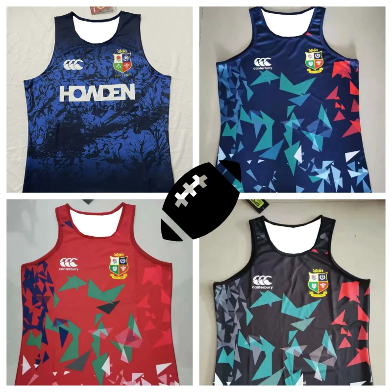 

British & Irish Lions 2025 British Irish Lions Green Rugby Shirt Training Suit Vest Comfortable Fashion Moto Quick Drying