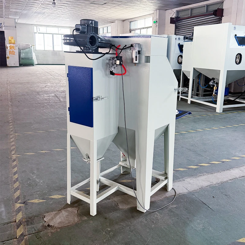 Manual Sandblasting Machine Box Type Easy Operation Small Workpiece Surface Blaster for Metal Wood Polishing